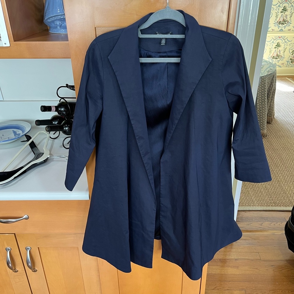 Navy size xs Eileen Fisher coat